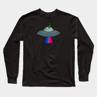 Bisexual Pride Alien Long Sleeve T-Shirt